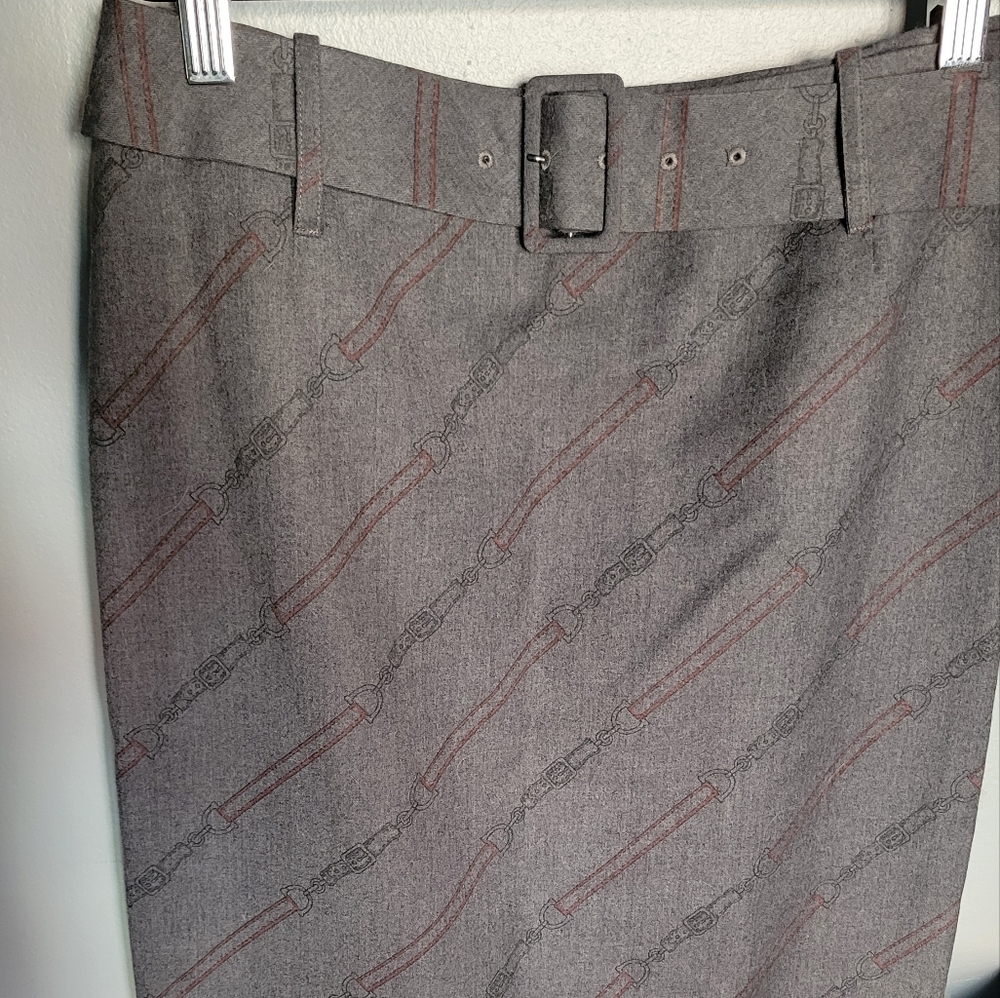 J McLaughlin Belted Pencil Skirt